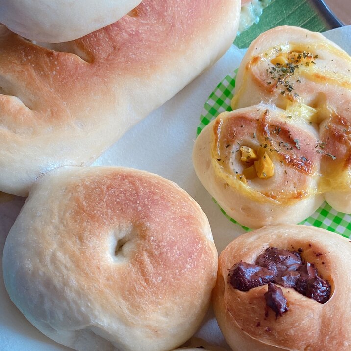 夜準備して、朝焼きたてパン(オーバーナイトパン）